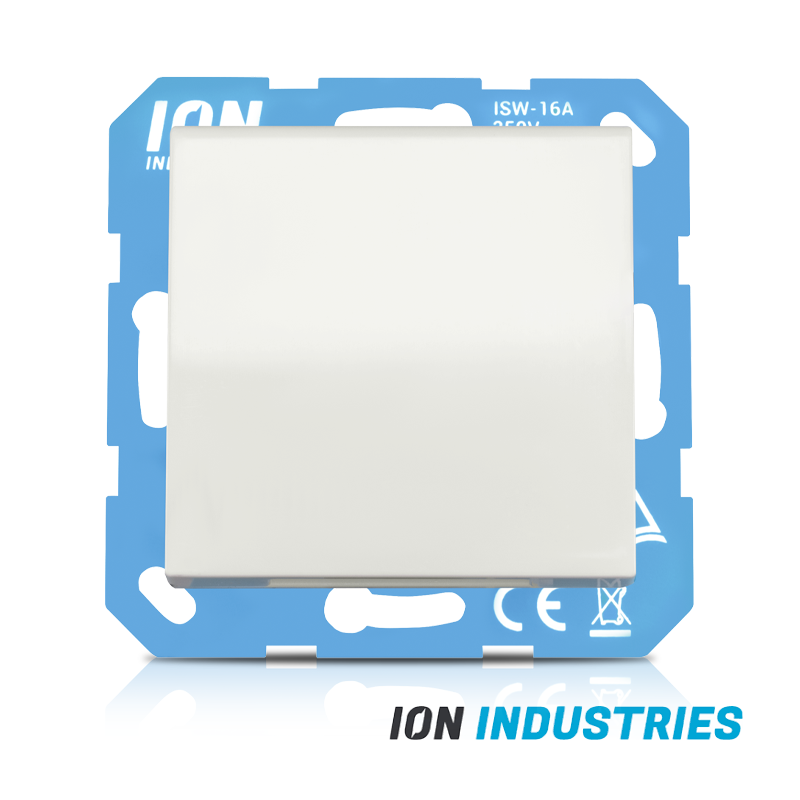10.300.314 ION INDUSTRIES | WANDCONTACTDOOS | RA | MET KLAPDEKSEL | IP44 | V1/J1 | ALPIN WIT - Afbeelding 1