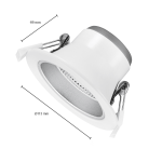 LED DOWNLIGHT | SIA | CCT-SWITCH | Ø90 | 10W - Afbeelding 4
