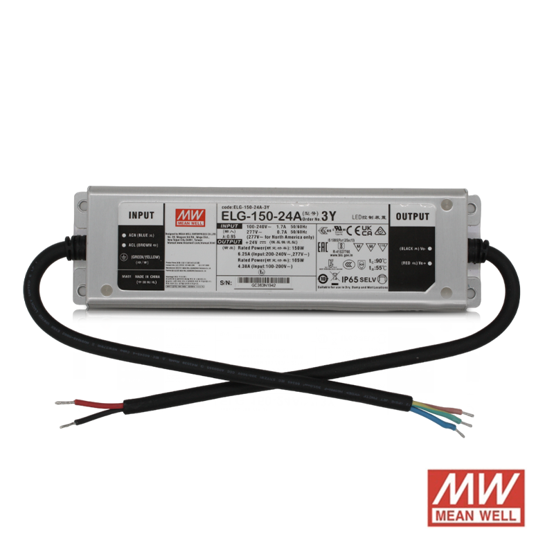 24V | MEANWELL DRIVER | IP65 | 150W