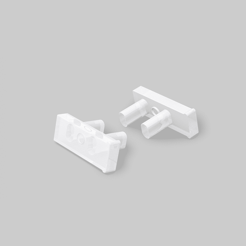 END CAP MET KABELOPENING | SLASH | 8MM | 20 STUKS