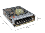 12V | MEANWELL DRIVER | IP20 | 100W - Afbeelding 4