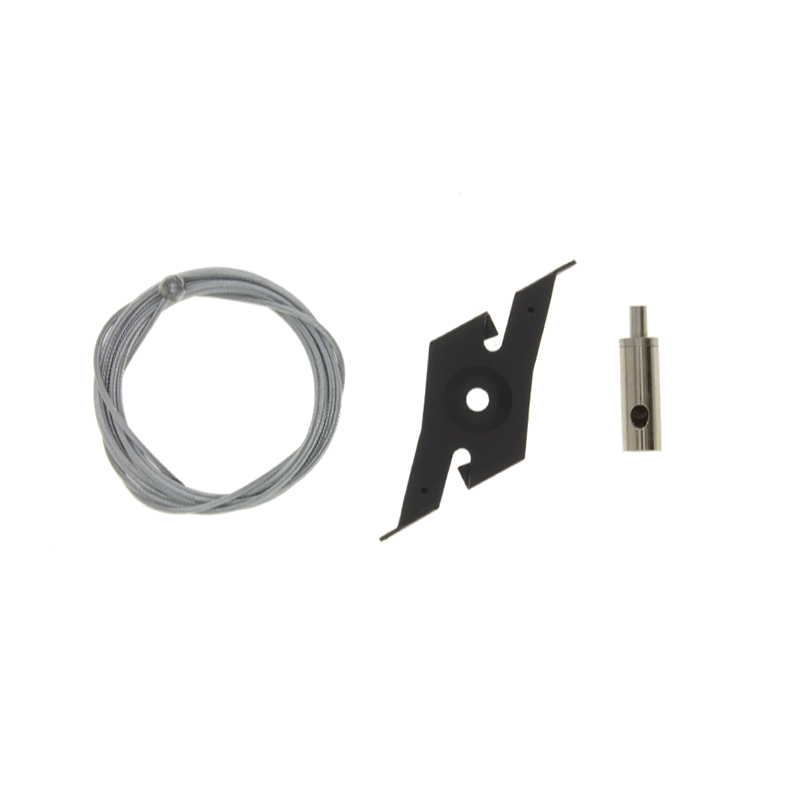 PENDELSET CLIP | 2 METER | ZWART | VOOR 3-FASE RAILS