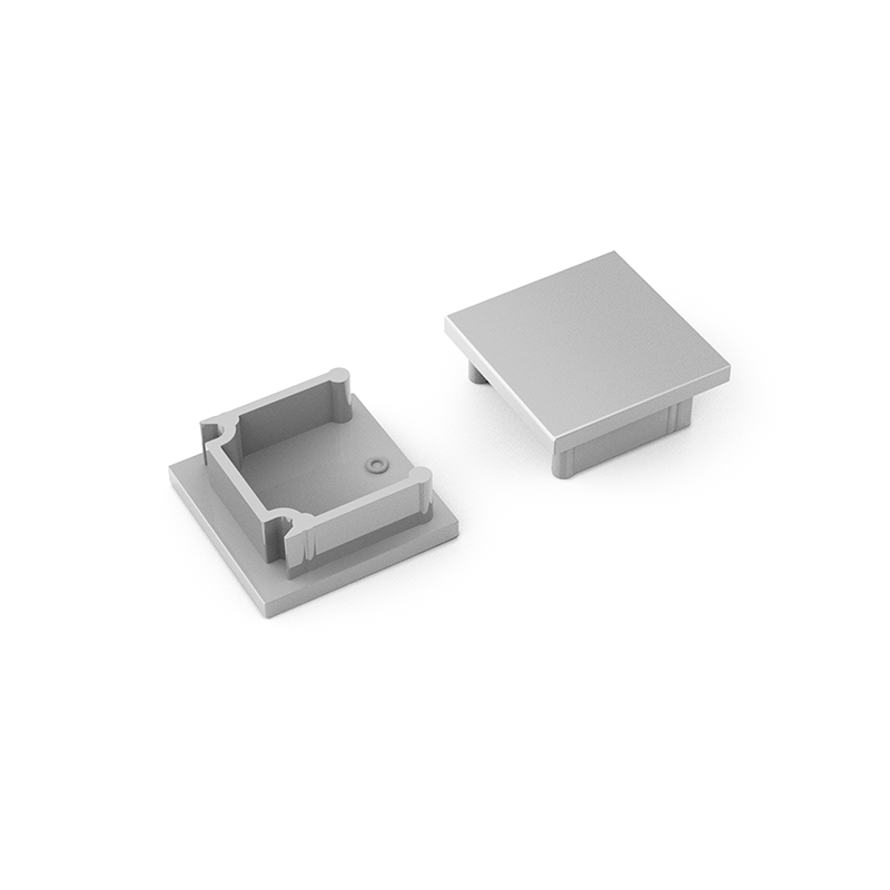 END CAP | SMART-BC3 | 16MM | ZILVER | 20 STUKS