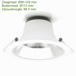 LED DOWNLIGHT | SIA | CCT-SWITCH | Ø90 | 10W - Afbeelding 7