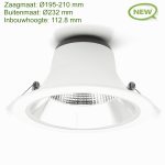 LED DOWNLIGHT | SIA | CCT-SWITCH | Ø195 | 15W - Afbeelding 7