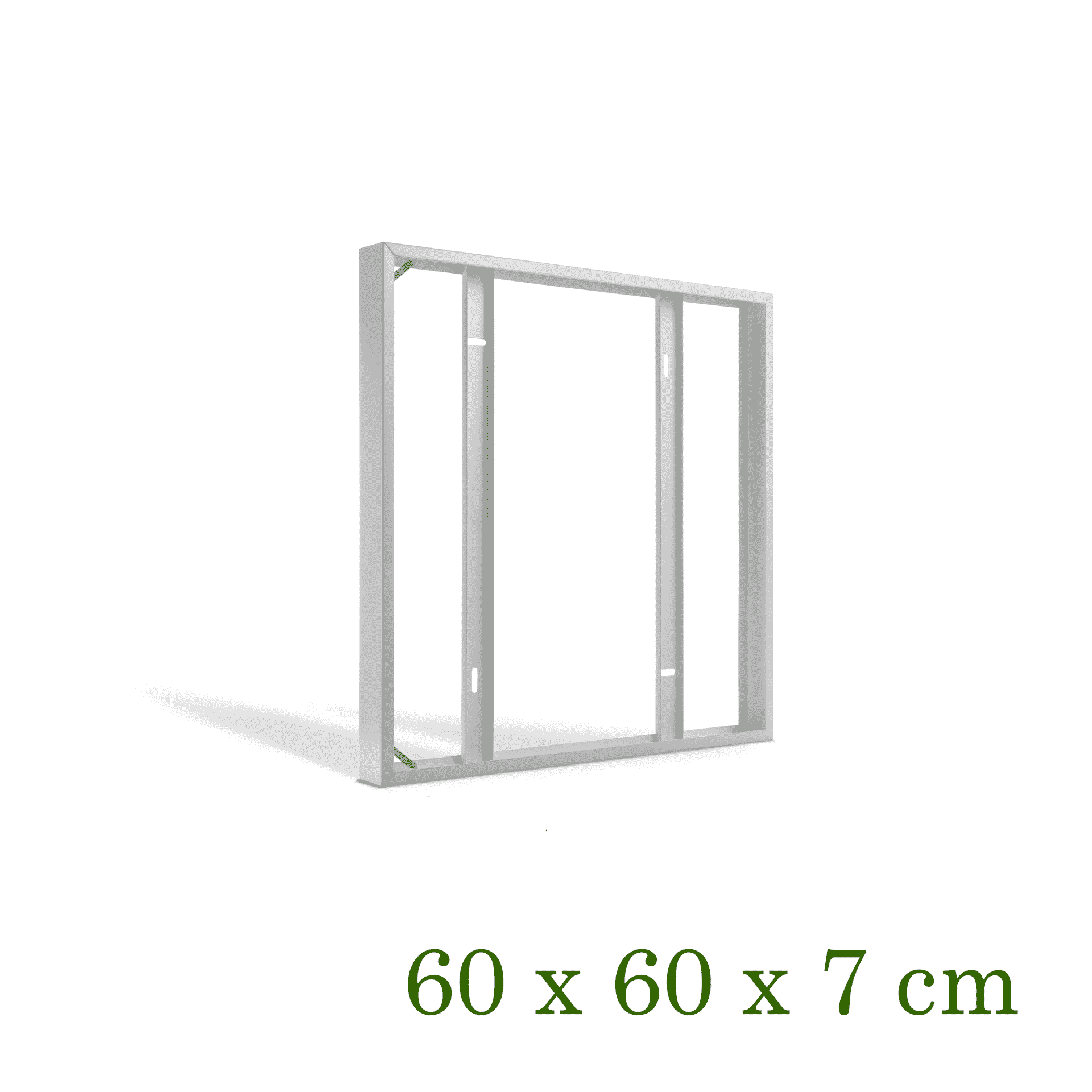 OPBOUWFRAME | 60X60 | BACK- EN SIDE-LIT