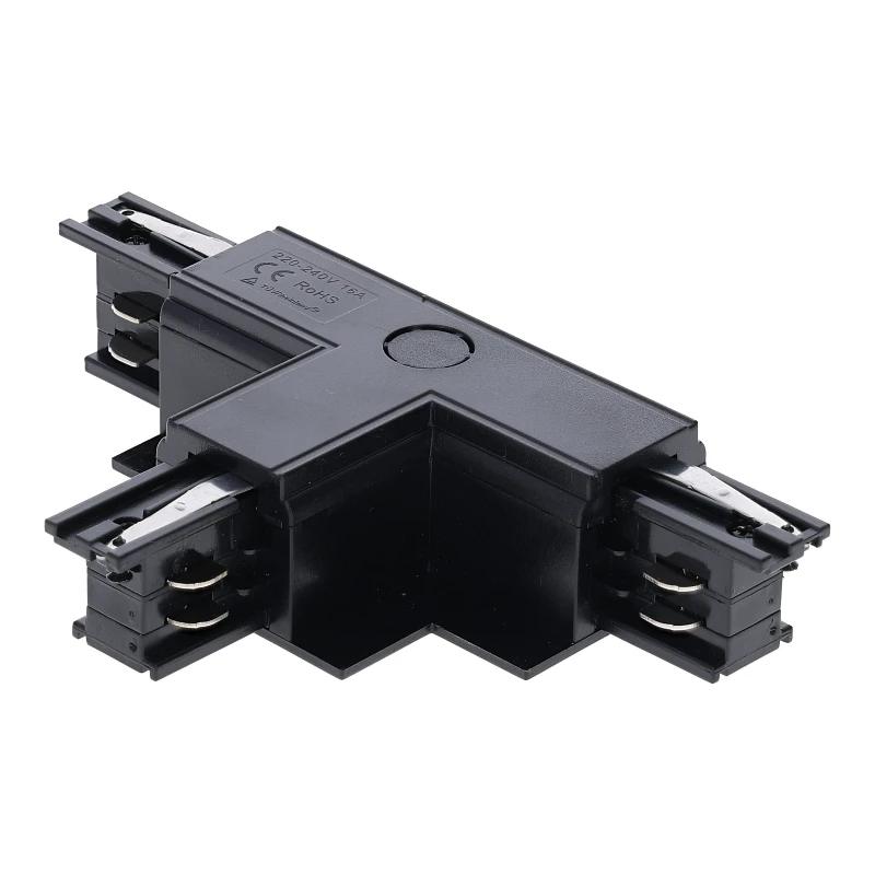 INBOUW 3-FASE | T-VORM CONNECTOR | RIGHT-1 | ZWART